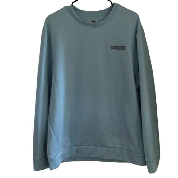 Hurley Sweatshirt XL Lightweight Light Blue - Picture 2 of 7